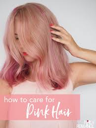 If you have dark hair, you should get it bleached before dyeing it in pastel if you have permed or relaxed your hair recently, wait at least a week before subjecting your hair to dyeing. How To Care For Pink Hair Hair Romance