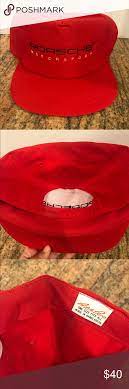 Vintage Nwot Porsche Motorsport Red Hat Snap Back Porsche Motorsport Red Hats Porsche