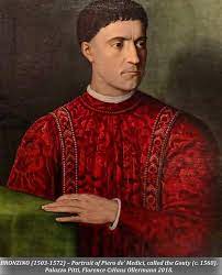 Piero di cosimo de medici. Bronzino 1503 1572 Portrait Of Piero De Medici Called The Gouty C 1560 Palazzo Pitti Florence C Hans Ollermann 2018 Italian Renaissance Republic Of Venice Portrait