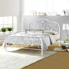 It features a beveled glass mirror and solid pine frame. Heather White Metal Bed Frame Guaranteed Cheapest Free Fast Delivery