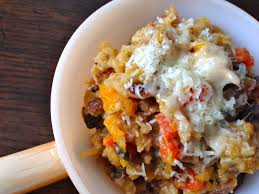 bacon, butternut & bellas risotto