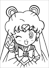 Cute Sailor Moon Coloring Page Sailor Moon Coloring Pages Moon Coloring Pages Cute Coloring Pages