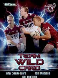 The team colours are maroon and white, while their namesake and logo is the sea eagle. 2021 Nrl Traders Team Wildcard Wcg6 Manly Sea Eagles Diggaz Trading Cards