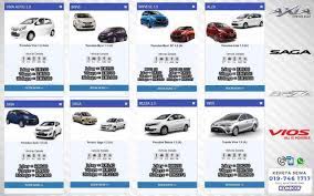 Untuk aku berjalan ke tempat tempat menarik yang lebih jauh dari city. Kereta Sewa Klang Car Rental Klang Klezcar Kereta Sewa Car Rental Senarai Harga Kereta Sewa