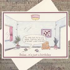 Birthday card in style comic book and speech bubble. Relax Birthday Card Funny Birthday Card Humorous Birthday Etsy