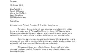 Contoh Surat Rasmi Mohon Berhenti Sekolah Surat Ras Otosection