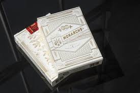 A perfect gift or indulgence monarchs make an excellent gift for card collectors, poker players, design. White Gold Monarchs Bombmagic