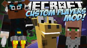 You can change a chicken to act like an enderman, to attack, then explode for example. Minecraft Custom Players Mod New Heads Arms Bodies And More Wearmc Mod Mod Showcase Youtube