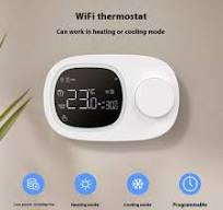 Graffiti WiFi Intelligent Thermostat for Water Gas Boiler Battery Powered Low Power Mobile Phone Remote Consumer Electronics