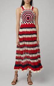 Click Product To Zoom Cotton Midi Dress Crochet Clothes Crochet Dress
