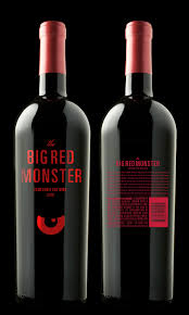 Big Red Monster Wine Who Knew Alcohol Would Have So Many Monsters Happy Halloween Pd Unique Wine Bottles Unique Wine Labels Wine Design