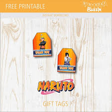 Free Printable Naruto Favor Tags Birthday Buzzin Naruto Party Ideas Birthday Tags Naruto Birthday