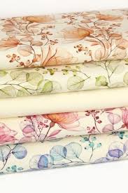 Aquarell Stoffe Blumen Und Blatter Stoffe Muster Aquarell