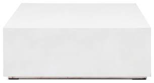 Accent your living room with a coffee, console, sofa or end table. Bloc 48 Square Coffee Table Contemporary Outdoor Coffee Tables By Urbia Houzz