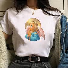 See more ideas about cute outfits, fashion inspo, . Buy Angel Print Tee Vouge Hipster T Shirt Summe Clothes For Lady Girl Aesthetic Vintage Fashion Top Cool T Shirt At Affordable Prices Free Shipping Real Reviews With Photos Joom