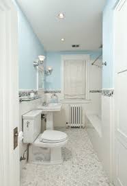 Let's have a look how you can rock such borders. Clean White Grey Bathroom With Tile Border Home Design Examples Tile Bathroom Bathroom Border Tiles Blue Bathroom Tile