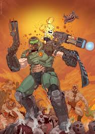 Doomed Horizons Eternal Crossing By Sanekyle On Deviantart Animal Crossing Fan Art Doom Videogame Doom Demons