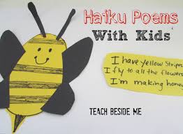 How to write a haiku in calligraphy: Illustrated Haiku Poems With Kids Teach Beside Me