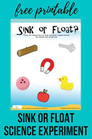 Floating And Sinking Worksheet Education Com Sink Or Float Science Experiments Earth Science Projects