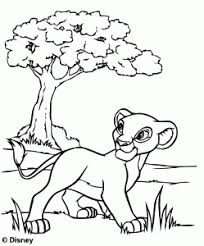 In order to print the desired coloring page, simply click on the thumbnail image link and, on the page which opens. The Lion King Free Printable Coloring Pages For Kids