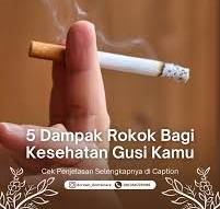🚬 Tahukah kamu kalau rokok bukan hanya merusak paru-paru ...