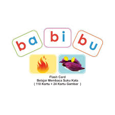 Buku belajar elektronik jilid 1. Flashcard Flash Card Kartu Bayi Anak Belajar Membaca Suku Kata Shopee Indonesia