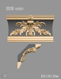 A1103 Cornice 3d Models For Cnc False Ceiling Design Ceiling Design Ceiling Plan