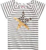 Toddler Girls Striped Star T Shirt