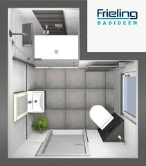 Gastebad 4 Qm Kleines Bad 3d Planung Grundriss In 2020 Gastebad Badezimmer Klein Moderne Kleine Badezimmer