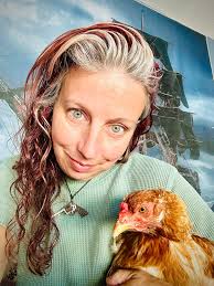 Hummingbird laying eggs in organic cotton