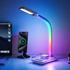 LED Desk Lamp with Wireless Charging