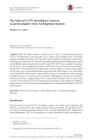 Cctv policy is something every business needs to comply with. Pdf The Value Of Cctv Surveillance Cameras As An Investigative Tool An Empirical Analysis