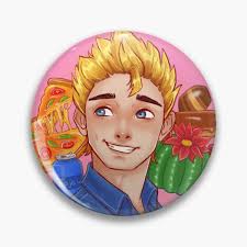 Button for Sale mit "Sam" von artandmartini