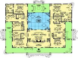 Modern house plans with interior courtyard (see description). Pin By Cate Scott On Dream Home Pool House Plans Mediterranean House Plans Courtyard House Plans