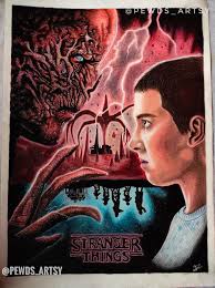 Stranger Things 4 ( poster fan art) by PewdsArtsy