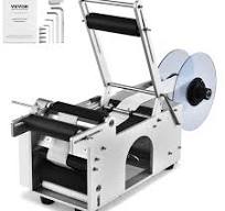 VEVOR Etichettatrice Semiautomatica per Bottiglia Rotonda, 20-50Pezzi/min,  Applicatore di Etichette, Etichettatrice Regolabile Adatta per Bottiglie ...