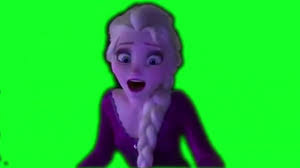 Elsa Into the Unknown Green Screen