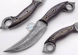 Canivete Faca Tática Militar Karambit Smith Wesson 10 25 Custom Made Beautiful Damascus Steel Claw Karambit Knife 935 2 Knifeartist Armas Brancas Facas Artesanais Armas