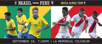 There is hardly any chance for peru when facing brazil in this situation. Brazil Vs Peru Los Angeles Coliseum