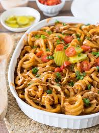 Cheeseburger And French Fry Casserole Recipe French Fry Casserole Ground Beef Recipes Easy Beef Recipes
