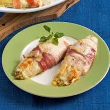 Chicoree Uberbacken Mit Schinken Und Mozzarella Rezept Chicoree Uberbacken Rezepte Gratin Rezept