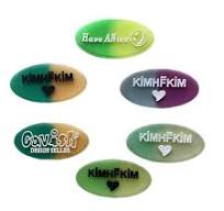 Wholesale Custom Clothing Hat logo 3D Transparent Neon Color Soft Rubber  PVC Silicone Embossed Patch Label Pvc Patch