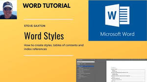 How To Create Styles And Table Of Contents In Microsoft Word In 2020 Microsoft Word Microsoft Words