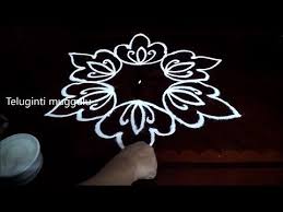 Simple Muggulu Patterns With 5x3 Dots Creative Heart Kolam Designs Easy Modern Rangoli Rangoli With Dots Rangoli Border Designs Rangoli Designs With Dots
