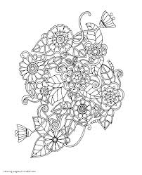 Adult coloring pages offer a fun and relaxing activity for moms, teachers, older kids, and teens! Adult Coloring Pages Patterns Flowers Coloring Pages Printable Com