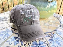 Messy Hair Don T Care Baseball Cap Bad Hair Day Hat Bad Etsy Mom Hats Bad Hair Day Hat Messy Hairstyles