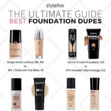 My experience with giorgio armani luminous silk foundation shade 5 : Stylefox Makeup The Ultimate Guide To Foundation Dupes Poshmark
