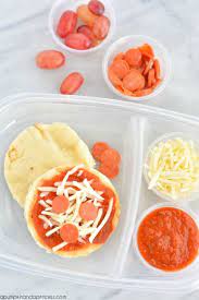 Lunch Box Mini Pizza Kids Lunch Lunch Recipes Healthy Mini Pizza