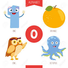 Select from 689 premium letter o images of the highest quality. Vector Illustration Of Alphabet Letter O And Pictures Royalty Free Cliparts Vectors And Stock Illustration Image 112919399