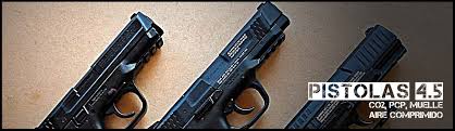 Esta é a maior categoria de pistolas de ar. Pistolas 4 5mm Aire Comprimido